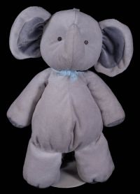 Carters Just One You Elephant Gray Musical Crib Toy Plush Lovey